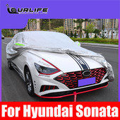 Husă exterioară completă impermeabilă pentru mașină, în aer liber, ploaie, zăpadă, rezistente la gheață, pentru Hyundai Sonata DN8 10th 2020 2021, accesorii