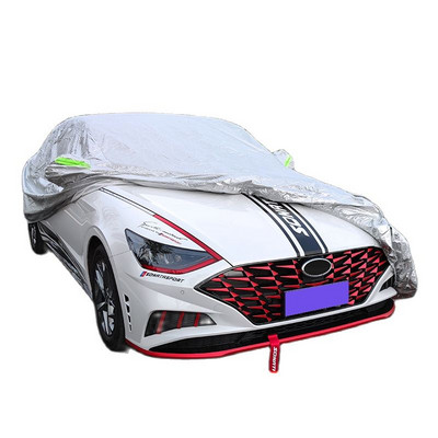 Husă exterioară completă impermeabilă pentru mașină, în aer liber, ploaie, zăpadă, rezistente la gheață, pentru Hyundai Sonata DN8 10th 2020 2021, accesorii