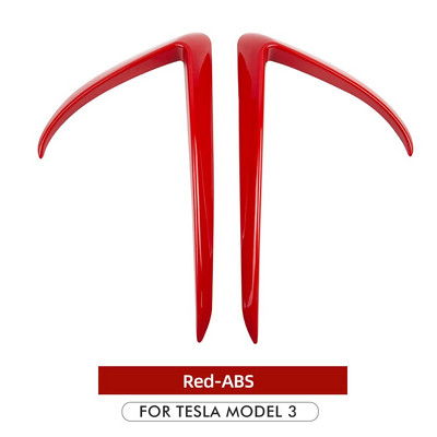 Decorație lamă față pentru Tesla Model 3 2021 Capac far de ceață Fibră de carbon mată ABS Negru Alb Accesorii auto Model3 Three