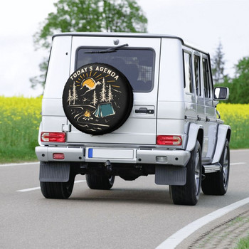 Забавен кемпер Капак за гума на колело за къмпинг за Toyota Land Cruiser Prado Adventure Travel Jeep RV SUV Кемперно превозно средство 14\