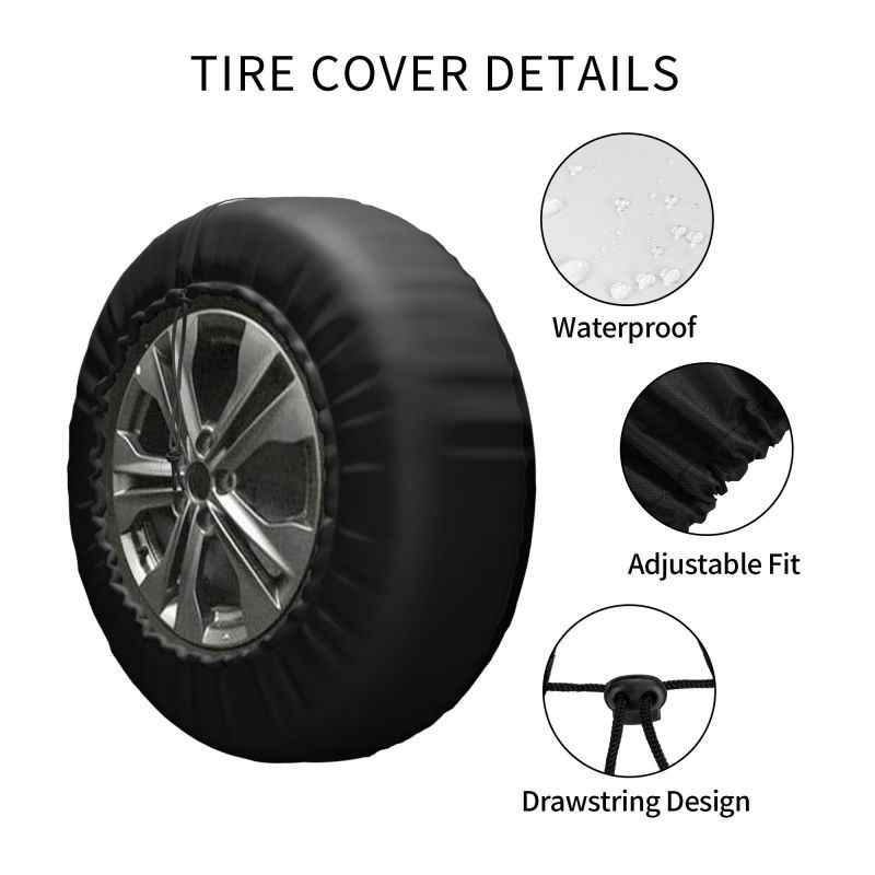 Zombie Outbreak Response Team logója a Jeep Mitsubishi Pajero 4WD RV Tire Protector pótkerék burkolata 14" 15" 16" 17" hüvelyk