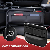 Consola auto laterală Scaun mașină cutie de depozitare crevașă Suport de umplere a golurilor din piele PU Accesorii universale pentru interiorul mașinii