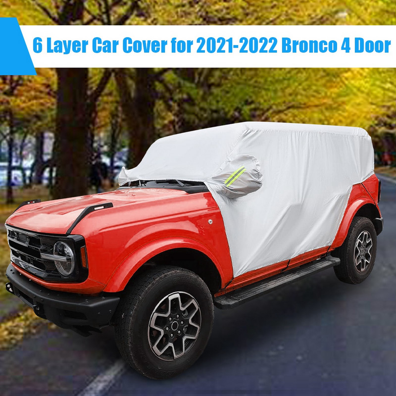 Autó burkolat Ford Bronco 4 ajtós 2021 2022 szélálló vízálló porálló karcálló kültéri UV védelem