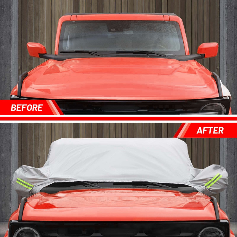 Autó burkolat Ford Bronco 4 ajtós 2021 2022 szélálló vízálló porálló karcálló kültéri UV védelem