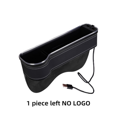 Cutie de depozitare multifuncțională pentru scaunele auto, cutie de depozitare pentru Fiat 500 500C 500X 500L cu încărcare USB Accesorii pentru cutia de depozitare auto
