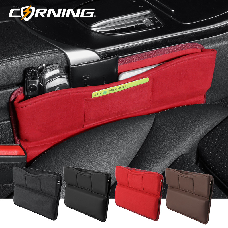 Scaun auto 4 culori Slit Gap Gap Buzunar Organizator auto Depozitare Scaun șofer multifuncțional blană Piele articole diverse Genți Accesorii auto