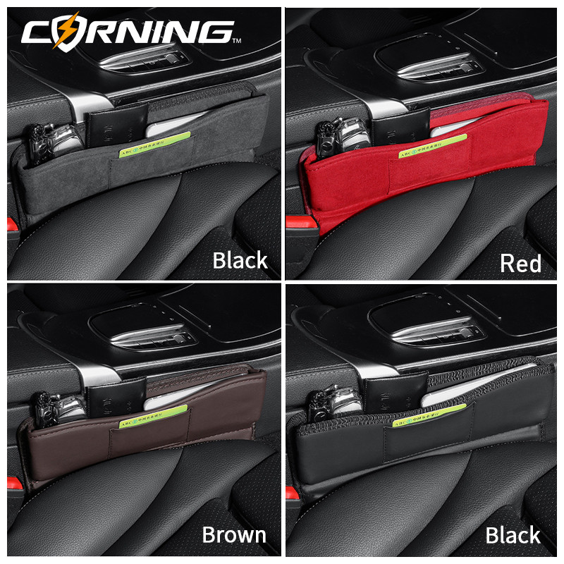 Scaun auto 4 culori Slit Gap Gap Buzunar Organizator auto Depozitare Scaun șofer multifuncțional blană Piele articole diverse Genți Accesorii auto