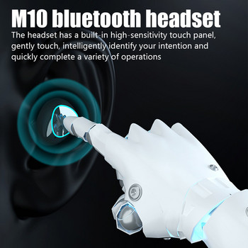 Ασύρματο ακουστικό Bluetooth TWS M10 Οθόνη LED Υψηλή διάρκεια ζωής μπαταρίας Χαμηλή καθυστέρηση στο αυτί Αθλητικά αδιάβροχα Bluetooth 5.1 Ακουστικά