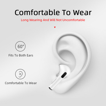 Нови TWS pro безжични слушалки, съвместими с bluetooth слушалки, 5.0 водоустойчиви bluetooth слушалки с микрофон за xiaomi iPhone