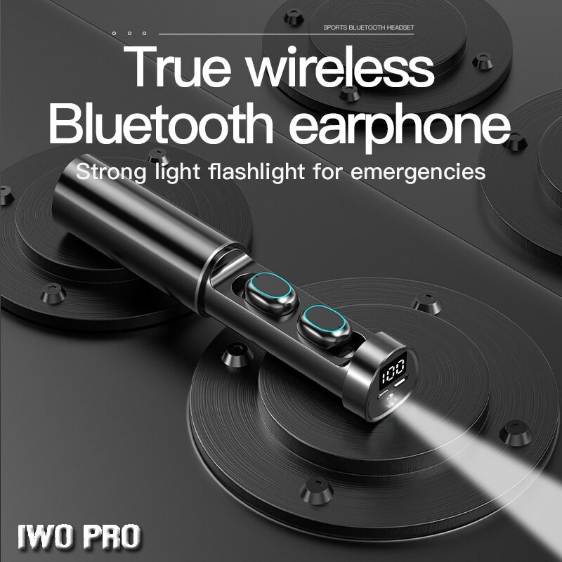 Căști N21 Tws Căști pentru jucători Căști Blutooth V5.2 Căști Bluetooth Căști fără fir cu lanternă Muzică Ear Buds