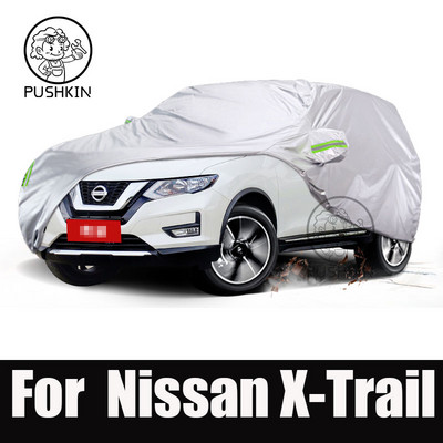Lauko automobilio dangtis, skirtas Nissan X-Trail Xtrail Shade nuo UV spindulių nuo lietaus ir sniego dulkių Apsauginis visureigio dangtis, atsparus vėjui priedai