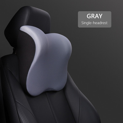 Pernă pentru tetieră auto de calitate Pernă respirabilă pentru gât Pernă lombară plasă de protecție lent de retur Suport pentru cap Protector pentru scaunul auto