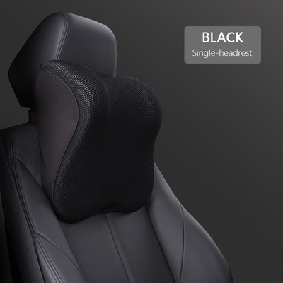 Pernă pentru tetieră auto de calitate Pernă respirabilă pentru gât Pernă lombară plasă de protecție lent de retur Suport pentru cap Protector pentru scaunul auto