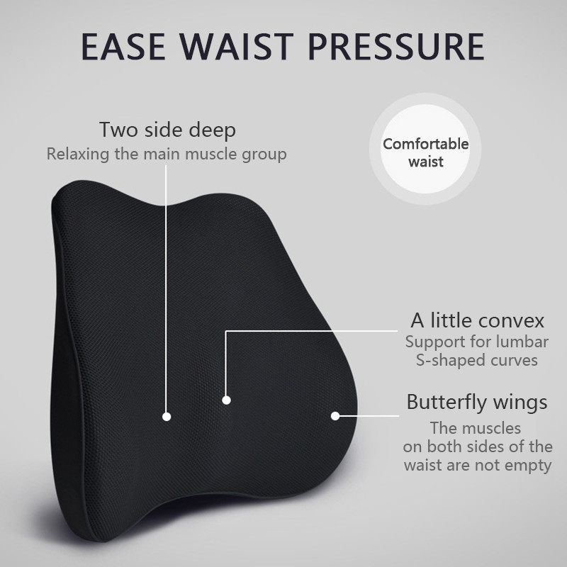Pernă pentru tetieră auto de calitate Pernă respirabilă pentru gât Pernă lombară plasă de protecție lent de retur Suport pentru cap Protector pentru scaunul auto