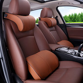 Pernă din spumă cu memorie pentru tetieră auto Seturi de scaune din piele PU Reglarea pernei pentru spate Perne lombare pentru zona gâtului