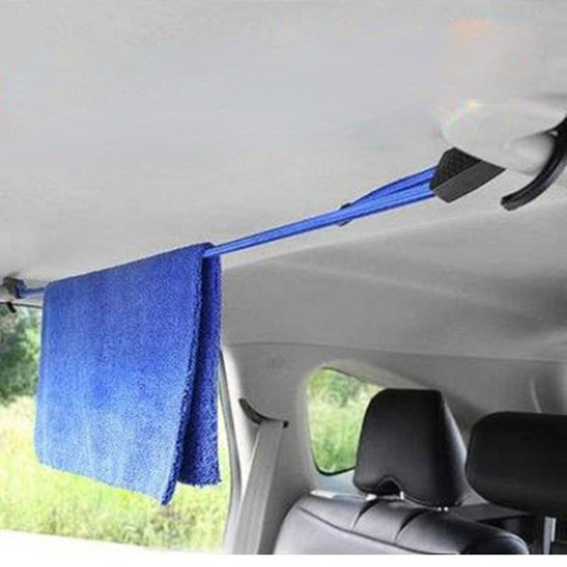 1.5M frânghie elastică neagră puternică pentru haine pentru mașină Snur de agățat multifuncțional elasticitate bună pentru bagaje șnur pentru mașină pentru interior