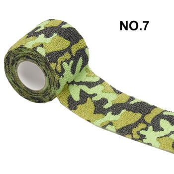 1 Ρολό 5*450cm Μίας χρήσης Αυτοκόλλητο Flex Elastic Camouflage Bandage Tattoo Handle Grip Tube Wrap Ebow Stick Ιατρική ταινία