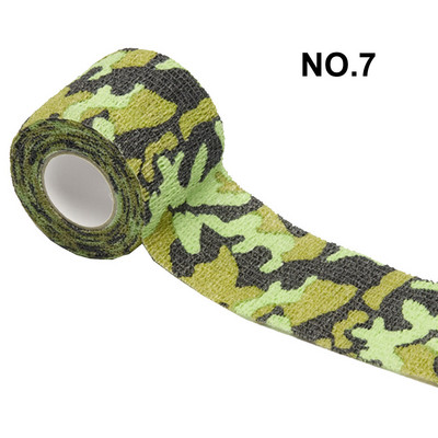 1 rolă 5*450cm de unică folosință, autoadeziv, flexibil, elastic, bandaj de camuflaj, mâner pentru tatuaj, tub de prindere, bandă medicală pentru cot.