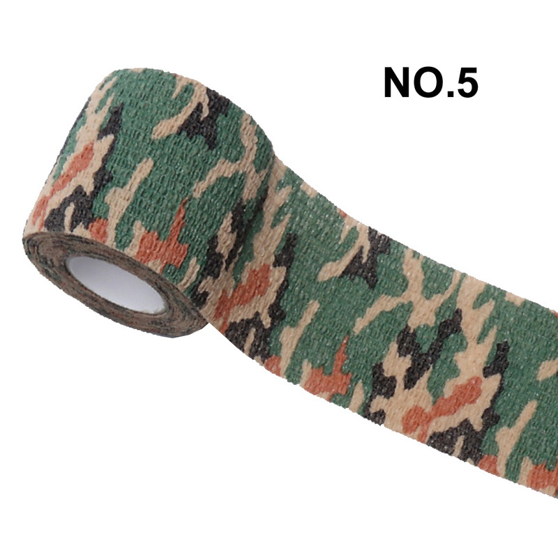 1 rolă 5*450cm de unică folosință, autoadeziv, flexibil, elastic, bandaj de camuflaj, mâner pentru tatuaj, tub de prindere, bandă medicală pentru cot.