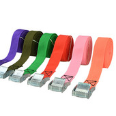 5 buc. 300x2,5 cm frânghie de tensionare a mașinii cureaua de prindere centură puternică cu clichet geantă de bagaje pentru încărcătură cataramă metalică întinzător de frânghie