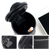 Scrumieră auto LED Scrumieră vehicul ignifugă cu tampon antiderapant cu lumină albastră Sigur La modă Practic Durabil