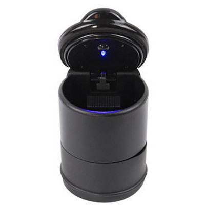 Scrumieră auto LED Scrumieră vehicul ignifugă cu tampon antiderapant cu lumină albastră Sigur La modă Practic Durabil