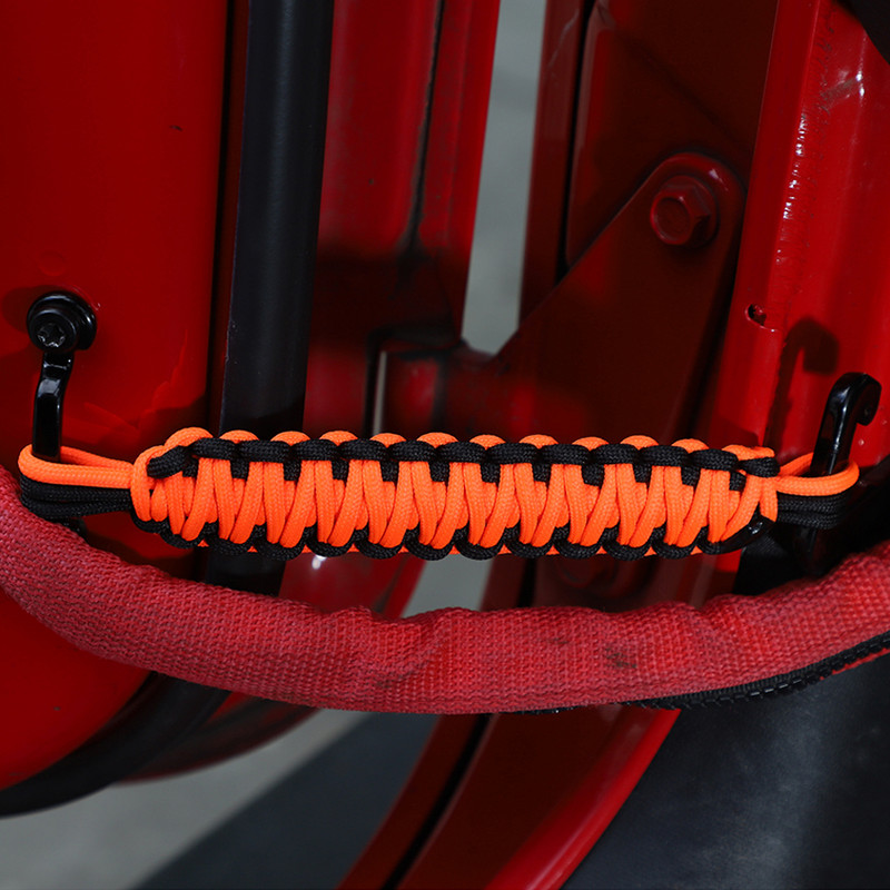 NHAUTP 2 bucăți frânghie Oxford curea de limitare a ușii mașinii pentru Jeep Wrangler TJ JK CJ YJ JKU 1997-2017
