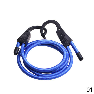 Σχοινί πόρπης πρόσδεσης αποσκευών 1,5M με ρυθμιζόμενο ελαστικό ιμάντα για ταξίδια με μοτοσικλέτα