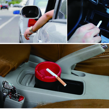 Φορητό σταχτοδοχείο αυτοκινήτου Κύπελλο τσιγάρου αυτοκινήτου Κουβάς για καπνό Θήκη για θήκη για το σπίτι αυτοκινήτου Αξεσουάρ καπνίσματος Καραμέλα Χρώμα