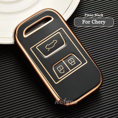 Нов мек TPU калъф за дистанционен ключ за кола, държач за капак за Chery Tiggo 3 5X 4 8 Glx 7 2019 2020 Безключов протектор Shell Автоаксесоари