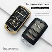 Autós kulcstartó Kia Cadenza K7 K-04 Series Kulcs TPU anyaga Kulcstok Ház Csere Tartozékok Bőr kábel fém kulcstartó