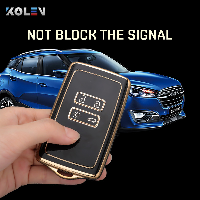 Carcasa TPU pentru chei de la distanță pentru Renault Kadjar Megane Clio Koleos Captur Espace Talisman Arkana Dacia Scenic Sandero