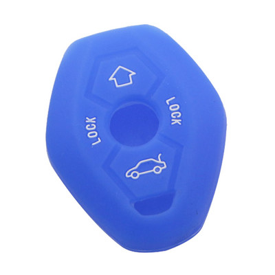 Suport pentru carcasă din silicon pentru mașină, protector pentru chei, pentru BMW X3 X5 Z3 Z4 3 5 7 Series E38 E39 E46 E83 M5 325i, cheie cu 2 butoane