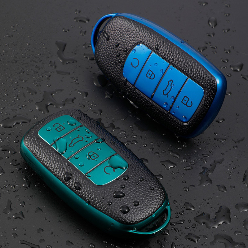 Pentru Chery Tiggo 8 Pro Tiggo 8plus New 5 Plus 7pro moale TPU din piele mașină inteligentă husă husă husă geantă protectie breloc