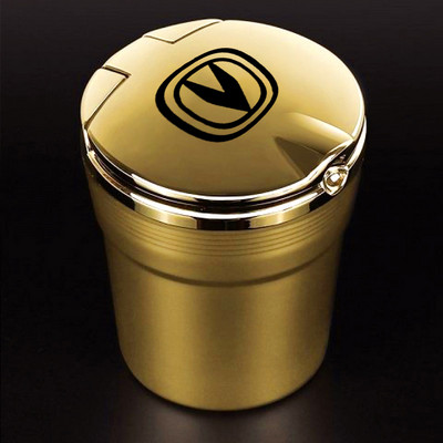 Scrumieră cu lumină LED pentru mașină Scrumieră portabilă pentru trabucuri Tavă de cenușă din aliaj Cupă din aluminiu Cupă fără fum pentru Changan 2022 Accesorii auto de lux