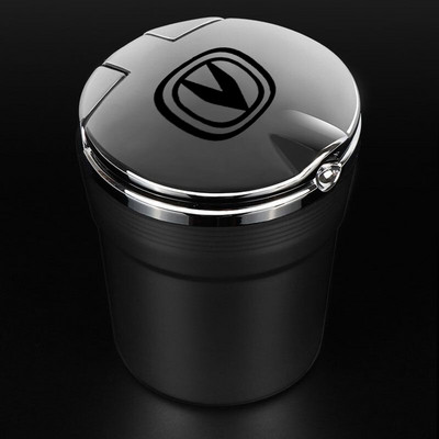 Scrumieră cu lumină LED pentru mașină Scrumieră portabilă pentru trabucuri Tavă de cenușă din aliaj Cupă din aluminiu Cupă fără fum pentru Changan 2022 Accesorii auto de lux