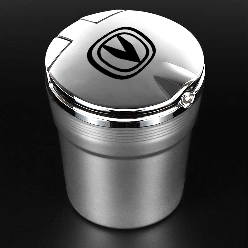 Scrumieră cu lumină LED pentru mașină Scrumieră portabilă pentru trabucuri Tavă de cenușă din aliaj Cupă din aluminiu Cupă fără fum pentru Changan 2022 Accesorii auto de lux