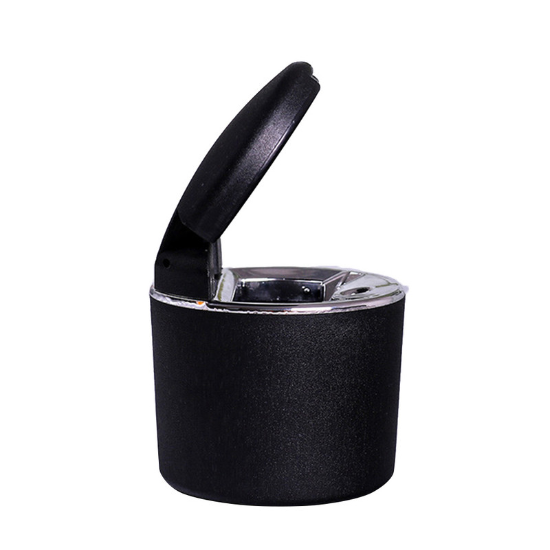 Scrumieră pentru mașină cu lumină LED portabilă universală Suport pentru cilindru pentru țigări stil auto 2020 70x75x70mm Accesorii pentru mașină atractiv