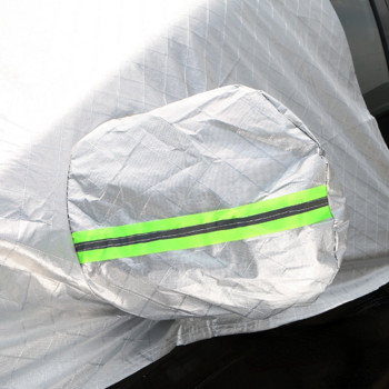 1 бр. Универсален капак за полуавтомобил Прахоустойчива защита от слънце Автомобилни капаци SUV Седан Открит вътрешен калъф за протектор за автомобил Авто екстериорни части