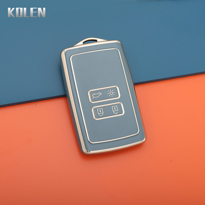 Carcasa TPU pentru cheia telecomenzii pentru Renault Koleos Kadjar Megane Clio Captur Talisman Espace Kangoo Sandero Accesorii Fob