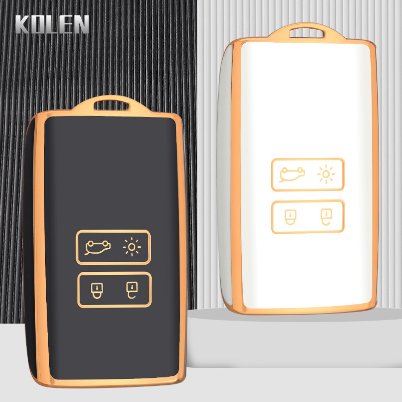 Carcasa TPU pentru cheia telecomenzii pentru Renault Koleos Kadjar Megane Clio Captur Talisman Espace Kangoo Sandero Accesorii Fob