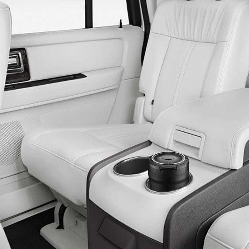 Cutie de depozitare pentru scrumieră auto Accesorii auto Multifuncțională Pop-up Mini scrumieră portabilă LED cu lumină fără fum Cupă pentru fum 1buc