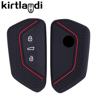 Husa chei auto pentru VW Golf 8 Mk8 2020 pentru Skoda Octavia 4 8 A8 MK4 VAG Group 2021 Seat Leon Carcase telecomandă Suport breloc