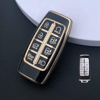 Suport pentru capac pentru chei TPU pentru Hyundai Genesis GV70 GV80 GV90 2020 2021 2022 Accesorii de protecție pentru inelul pentru chei