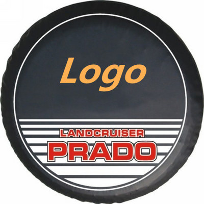 Autó 14" 15" 16" nagy teherbírású PVC bőr tartalék gumiabroncs borítótok védőtáska tok Toyota Prado számára