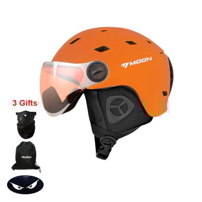 Cască de schi caldă de iarnă cu orificiu respirabil Bărbați și femei Cască de schi universală pentru snowboard, snowmobil, skateboard, echipament de zăpadă