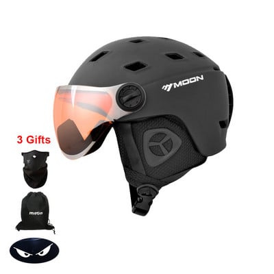 Cască de schi caldă de iarnă cu orificiu respirabil Bărbați și femei Cască de schi universală pentru snowboard, snowmobil, skateboard, echipament de zăpadă