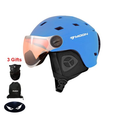 Cască de schi caldă de iarnă cu orificiu respirabil Bărbați și femei Cască de schi universală pentru snowboard, snowmobil, skateboard, echipament de zăpadă