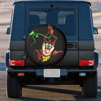 Κάλυμμα ανταλλακτικού τροχού Tasmanian Devil Universal Fit for Jeep Hummer 4WD RV Custom Taz Cartoon Tire Protector 14\