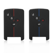 Szilikon autós kulcstartó tok Renault Megane 2 3 Clio Scenic Duster Kaptur Captur Logan Laguna Zoe Koleos Danilo Nema Fluence-hez